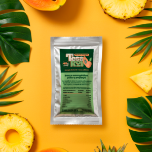 barra energética de piña y papaya