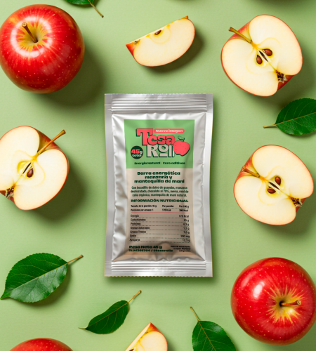 Acerca de barra energética de manzana y mantequilla de maní